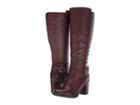 Naturalizer Kelsey Wide Calf (chocolate Leather) Women's Boots