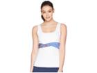 Eleven By Venus Williams Goddess Collection Drill Tank Top (white) Women's Sleeveless