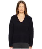 Vince Deep V-neck Pullover (coastal) Women's Clothing