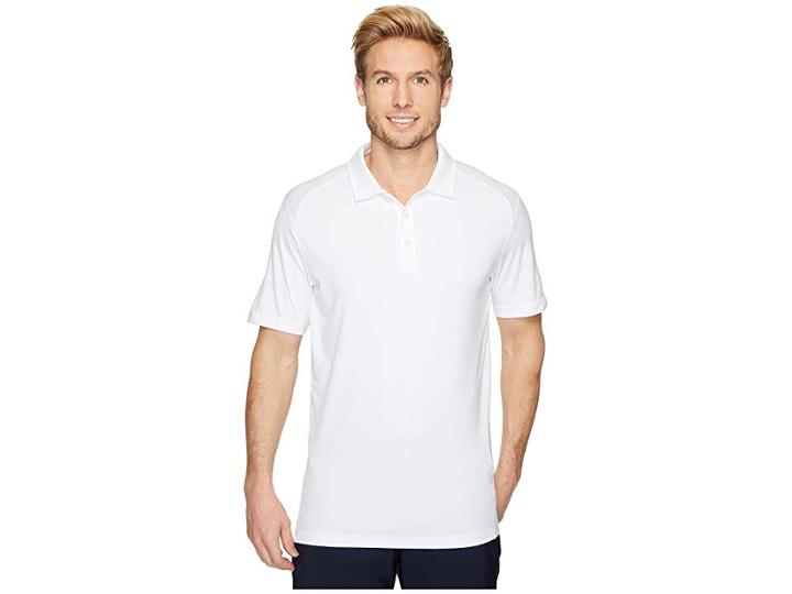 Puma Golf Essential Pounce Polo (bright White) Men's Short Sleeve Pullover