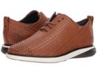Cole Haan Grand Evolution Woven Oxford (british Tan Woven Leather/ivory/dark Roast) Men's Shoes