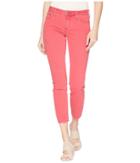 Lucky Brand Lolita Crop Cut Hem Jeans In Pretty Pink (pretty Pink) Women's Jeans