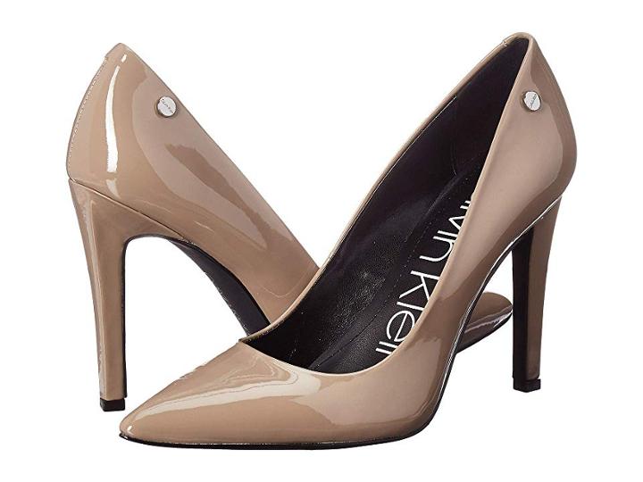Calvin Klein Brady (tobacco Patent) High Heels