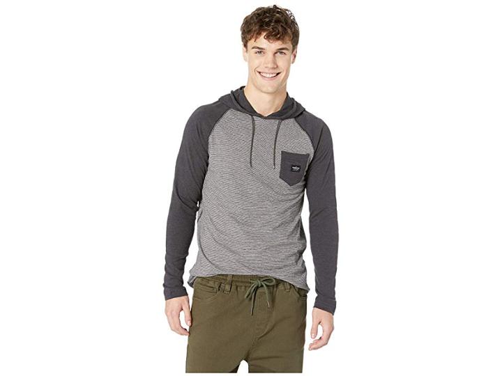 Quiksilver Michi Hoodie (dark Grey Heather) Men's Sweatshirt