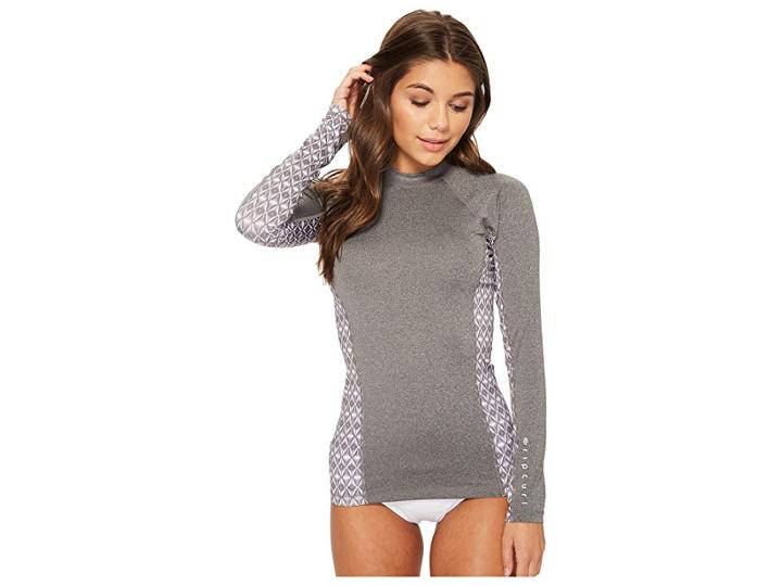 Rip Curl Trestles Long Sleeve (charcoal) Women's Swimwear