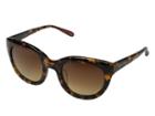 Betsey Johnson Crystal Round Cat (tortoise) Fashion Sunglasses
