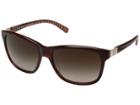 Tory Burch 0ty7031 57mm (tortoise/orange Zigzag/dark Brown Gradient) Fashion Sunglasses