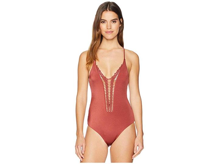 Billabong Hippie Hooray One-piece (redwood) Women's Swimsuits One Piece