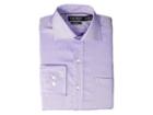 Lauren Ralph Lauren Non-iron Slim Fit Stretch Herringbone Dress Shirt (purple) Men's Long Sleeve Button Up