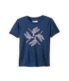 Columbia Kids Trailriffic Short Sleeve Shirt (little Kids/big Kids) (carbon Dragonfly Graphic) Girl's T Shirt