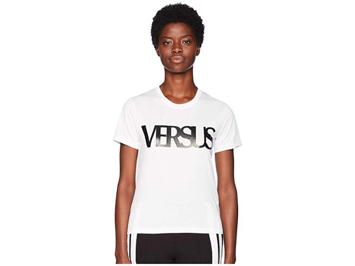Versus Versace Donna Jersey T-shirt (optical White) Women's T Shirt
