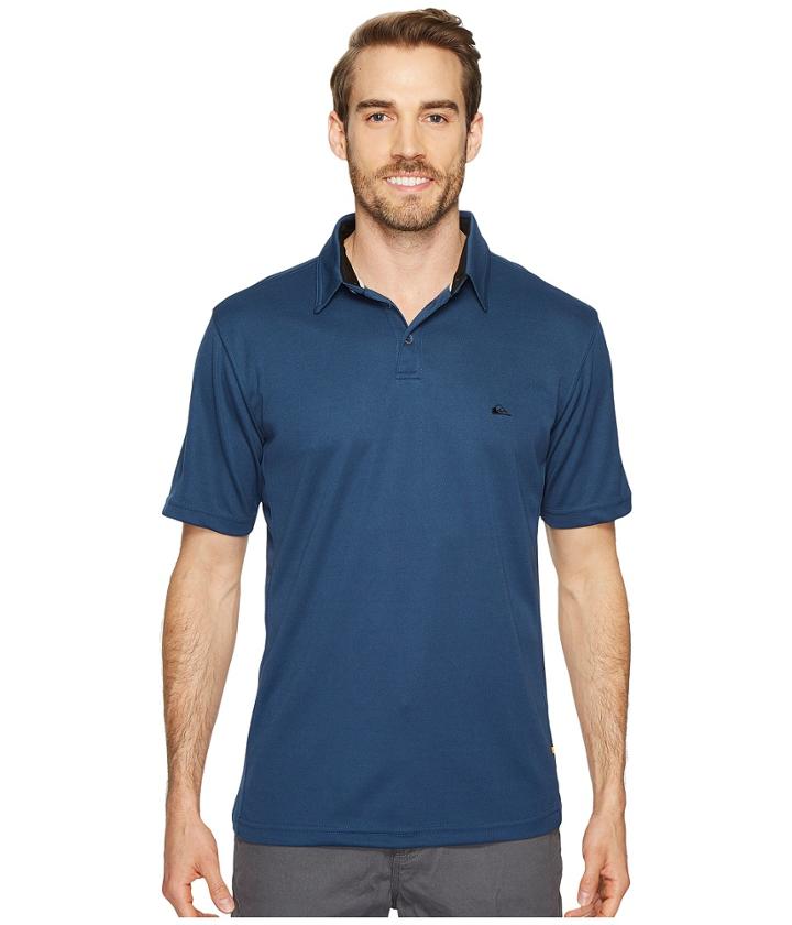 Quiksilver Waterman Water Polo 2 (dark Denim) Men's T Shirt