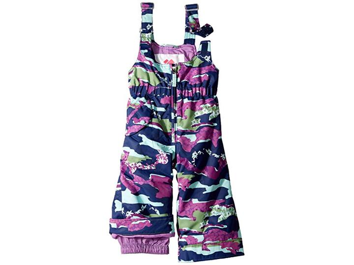 Obermeyer Kids Snoverall Print Pants (toddler/little Kids/big Kids) (camo/purple) Girl's Jumpsuit & Rompers One Piece