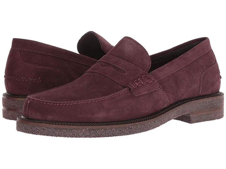 Donald J Pliner Landry (chianti Calf Suede) Men's Shoes