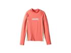 O'neill Kids Skins Long Sleeve Crew (little Kids/big Kids) (coral/mint/coral) Girl's Swimwear