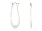 The Sak Small Oval Hoop Earrings (silver) Earring