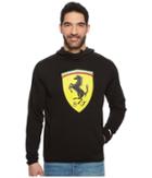 Puma Sf Big Shield Hooded Sweat (puma Black) Men's Sweatshirt