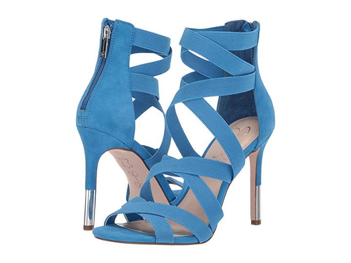 Jessica Simpson Jyra 2 (isle Blue Elastic Gore/lux Kid Suede) Women's Shoes