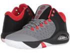 And1 Attack Mid (december Sky/black/ Fiery Red) Men's Basketball Shoes