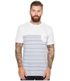 Quiksilver Full Tide Tee (white/full Tide) Men's T Shirt