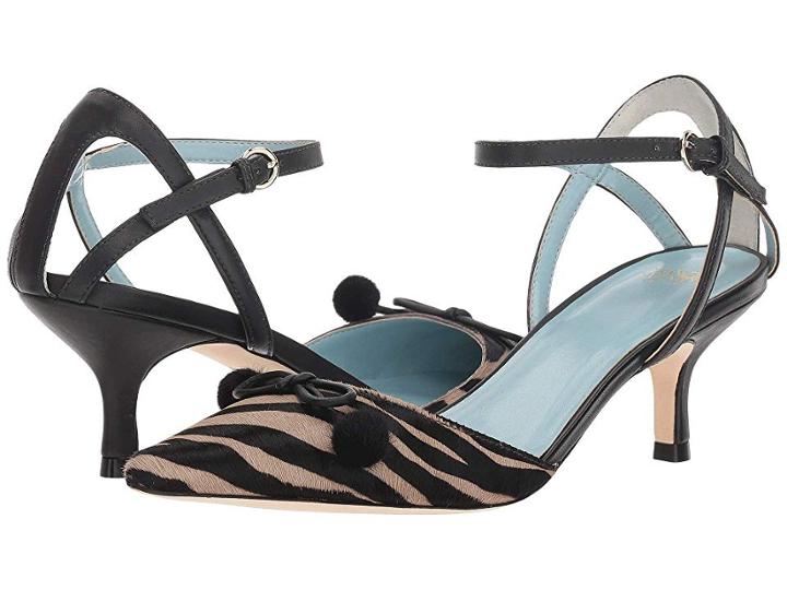 Frances Valentine Alister (black/taupe Zebra Haircalf) Women's Shoes