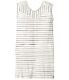 Roxy Kids Crazy Little Thing Tank Dress (big Kids) (marshmallow Pencil Stripe) Girl's Sleeveless