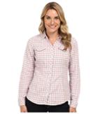 Columbia Simply Put Ii Flannel Shirt (mirage Mini Check/blossom Pink) Women's Long Sleeve Button Up