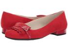 Anne Klein Ulanee Flat (red) Women's Flat Shoes