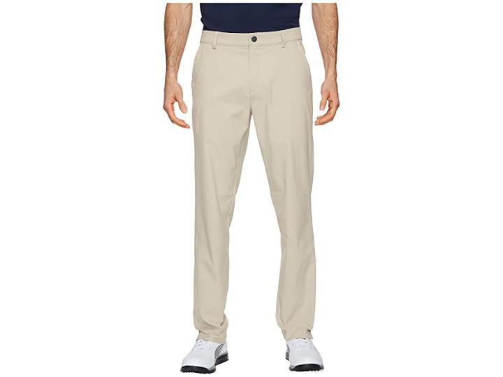 Puma Golf Stretch Pounce Pants (white Pepper) Men's Casual Pants