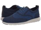 Cole Haan Original Grand Stitchlite Wingtip Oxford (marine Blue/limoges/dove) Men's Shoes