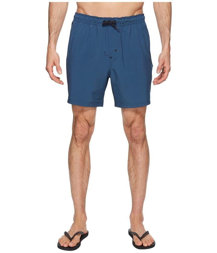 Quiksilver Waterman Tech Walkshorts (dark Denim) Men's Shorts