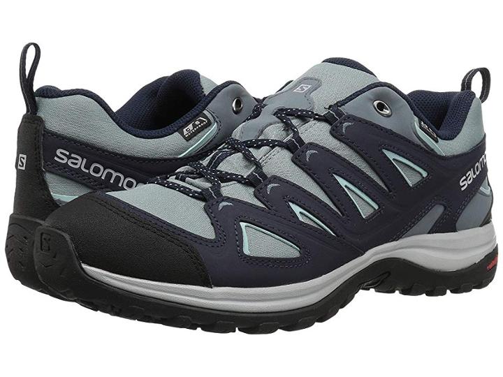 Salomon Ellipse 3 Cs Wp Usa (lead/night Sky/canal Blue) Women's Shoes