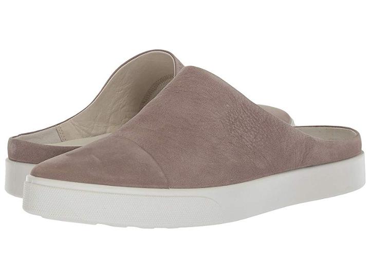 Ecco Gillian Slide (warm Grey) Women's Shoes