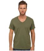 Alternative Perfect V-neck (camo Green) Men's T Shirt