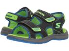 Skechers Kids Sun Spurt 97125l (little Kid/big Kid) (black/blue/lime) Boy's Shoes