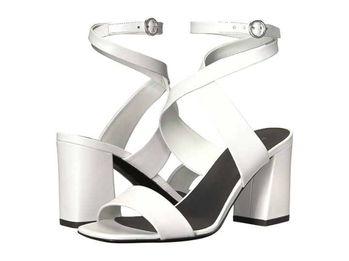 Via Spiga Evelia Heeled Sandal (porcelain Leather) Women's Shoes