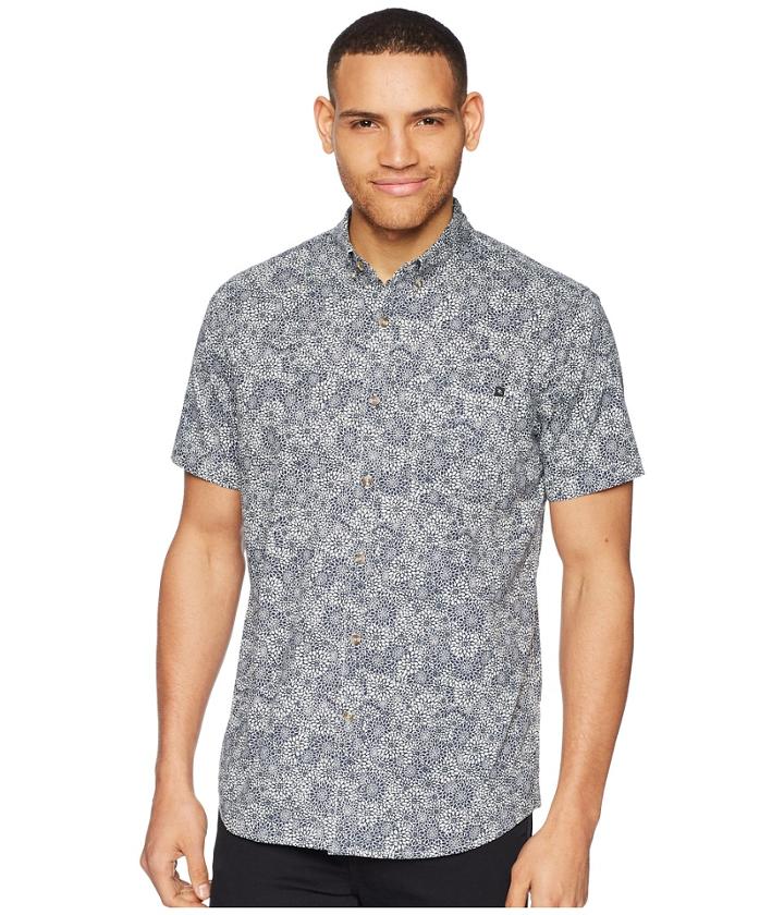 Rip Curl Preset Short Sleeve Shirt (navy) Men's Short Sleeve Knit