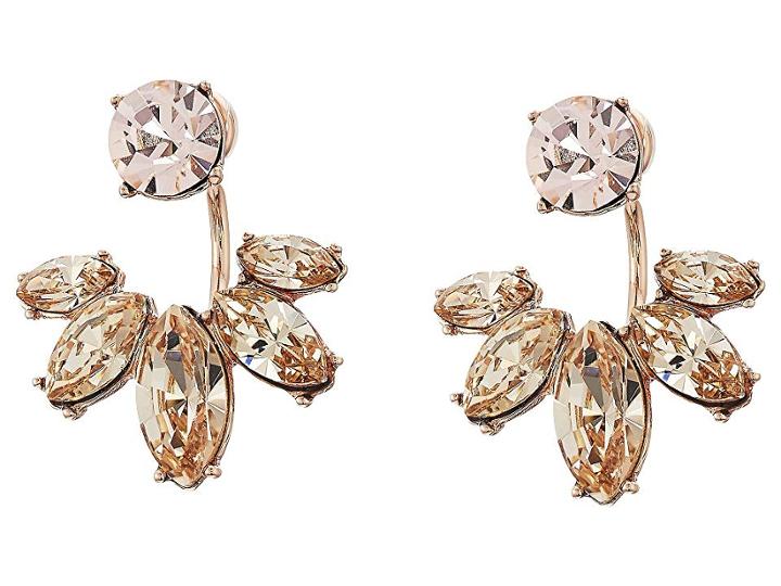 Marchesa Crystal Floater Earrings (rose) Earring