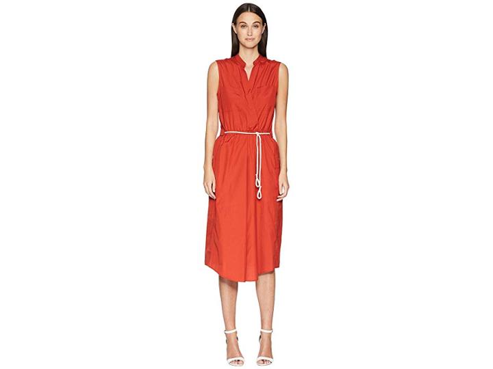 Vince Sleeveless Utility Dress (paprika) Women's Dress