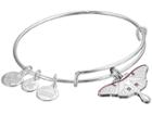Alex And Ani Luna Moth Bracelet (rafaelian Silver) Charms Bracelet