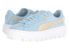 Puma Platform Trace Varsity (cerulean/metallic Gold) Women's Shoes