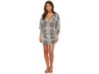Luli Fama Bombo Cabana V-neck Dress (multi) Women's Swimwear