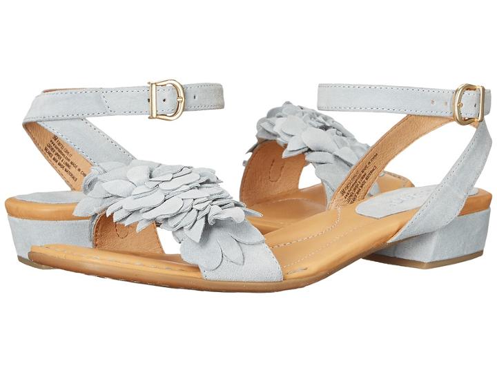 Born Bouvet (light Blue Suede) Women's Shoes