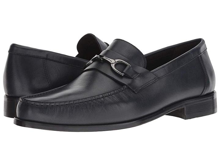 Bruno Magli Praline (navy Suede) Men's Dress Flat Shoes