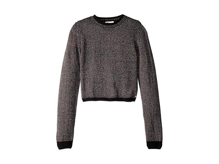 Maddie By Maddie Ziegler Mock Neck Sweater (big Kids) (black) Girl's Sweater