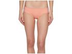Vince Camuto Sea Scallops Shirred Smooth Fit Cheeky Bikini Bottoms (penoy) Women's Swimwear