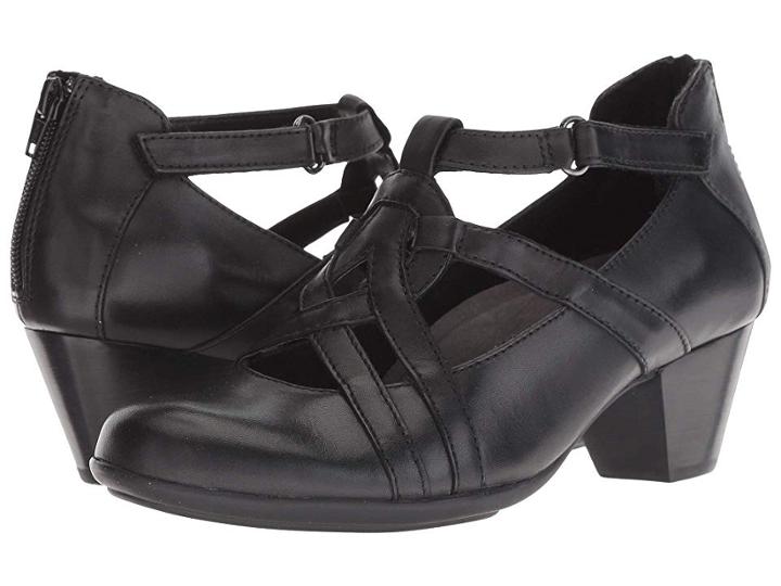Earth Virtue (black Soft Leather) Women's  Shoes