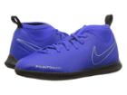 Nike Kids Jr. Phantom Vision Club Df Ic Soccer (toddler/little Kid/big Kid) (racer Blue/black/metallic Silver/volt) Kids Shoes