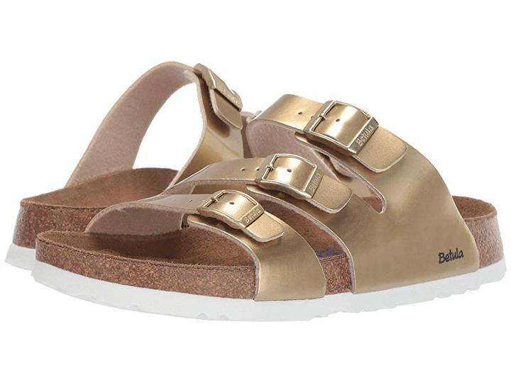 Betula Licensed By Birkenstock Leo Soft (metal Gold Birko-flortm) Women's Sandals