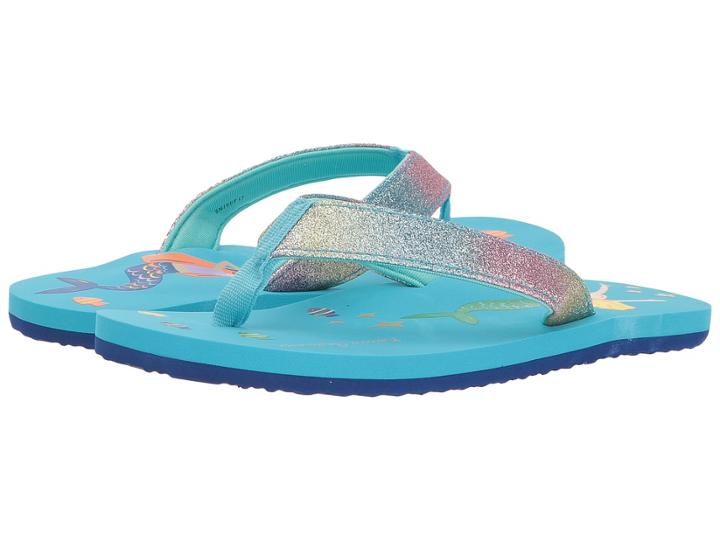 Hanna Andersson Art (toddler/little Kid/big Kid) (turquoise Sea) Girls Shoes